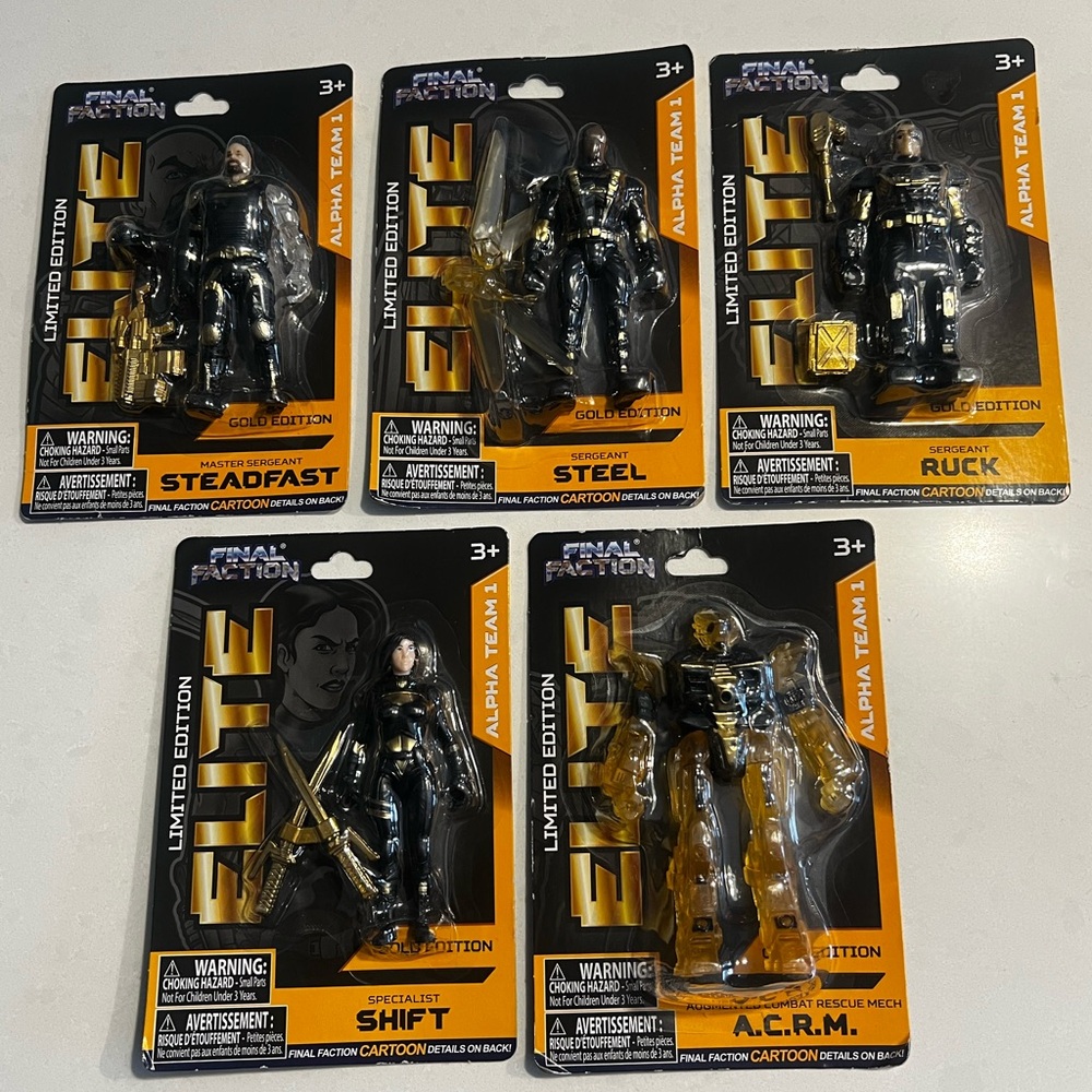 Final Faction: Limited Edition Elite Action Figure set